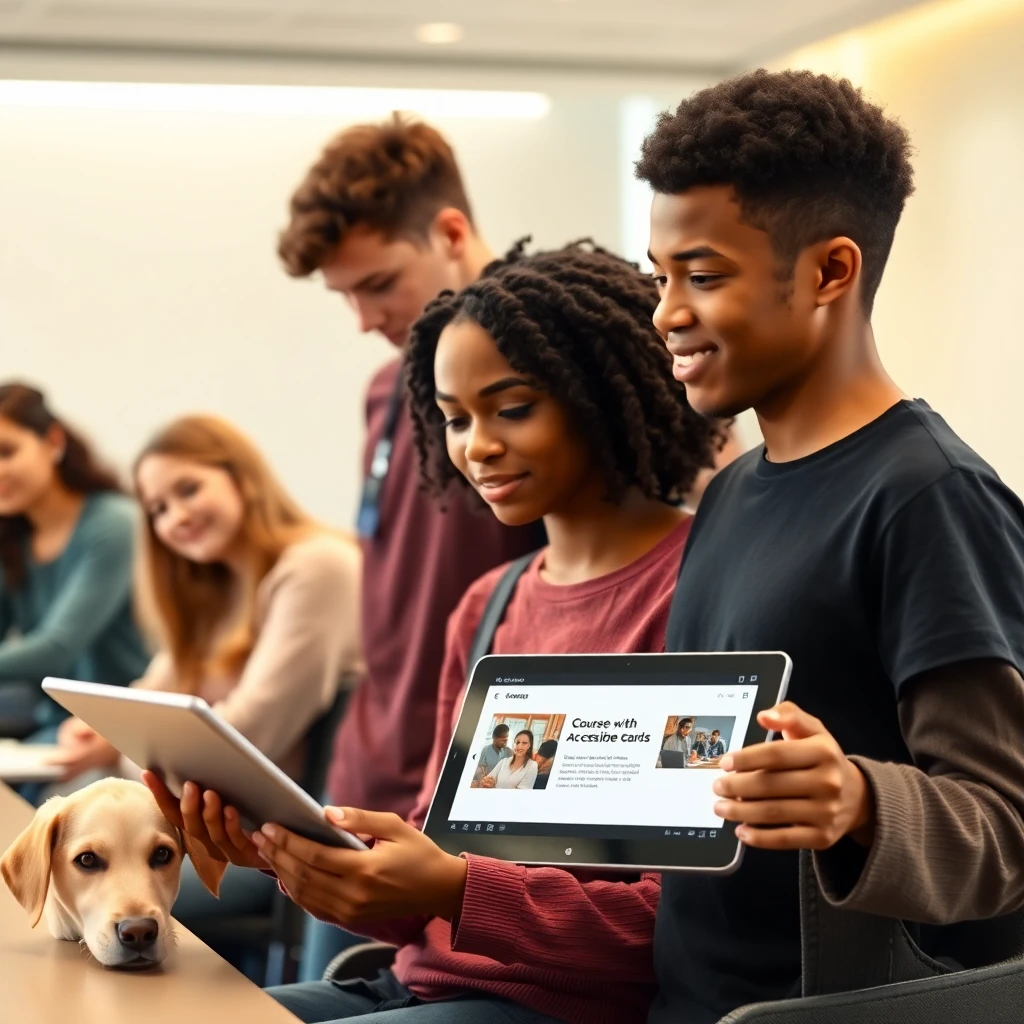Accessible Learning Materials: AI