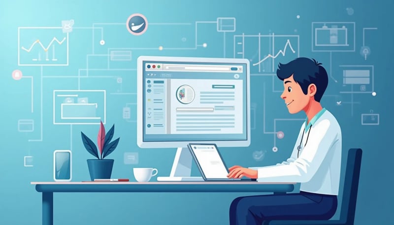 Introduction illustration for healthcare professionals